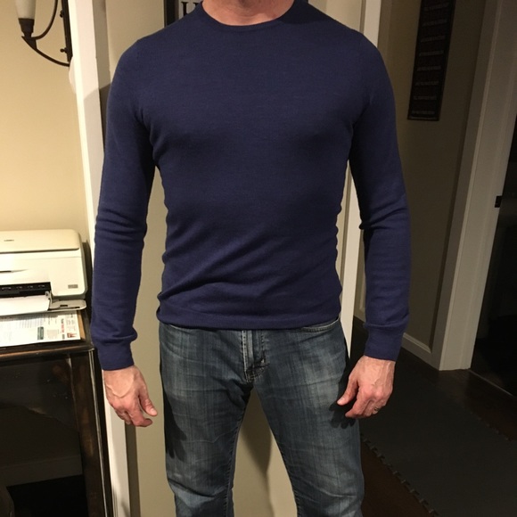 J. Crew Other - 🔥Men’s J Crew Slim Blue Muscle Sweater🔥💪